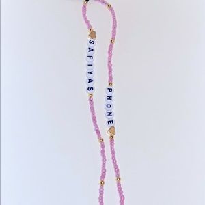 Custom Beaded Phone Strap | Y2K | Accessory